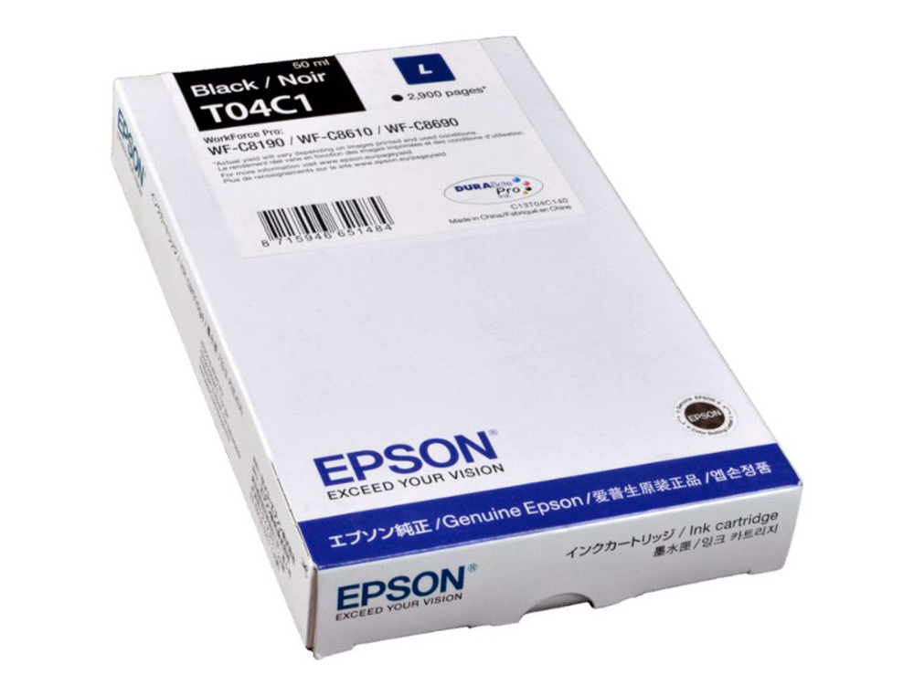 Ink-jet epson t04c1 negro 2900 paginas