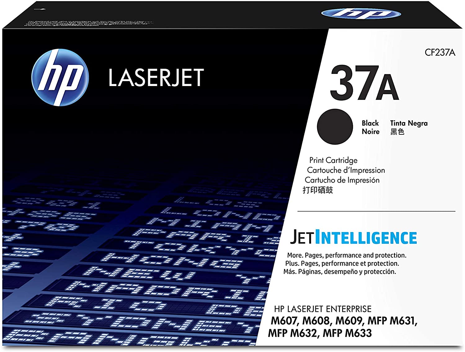 Toner hp laser 37a cf237a negro 11000 paginas