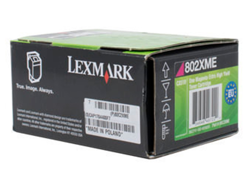 Toner laser lexmark 80c2xme magenta 4000 paginas