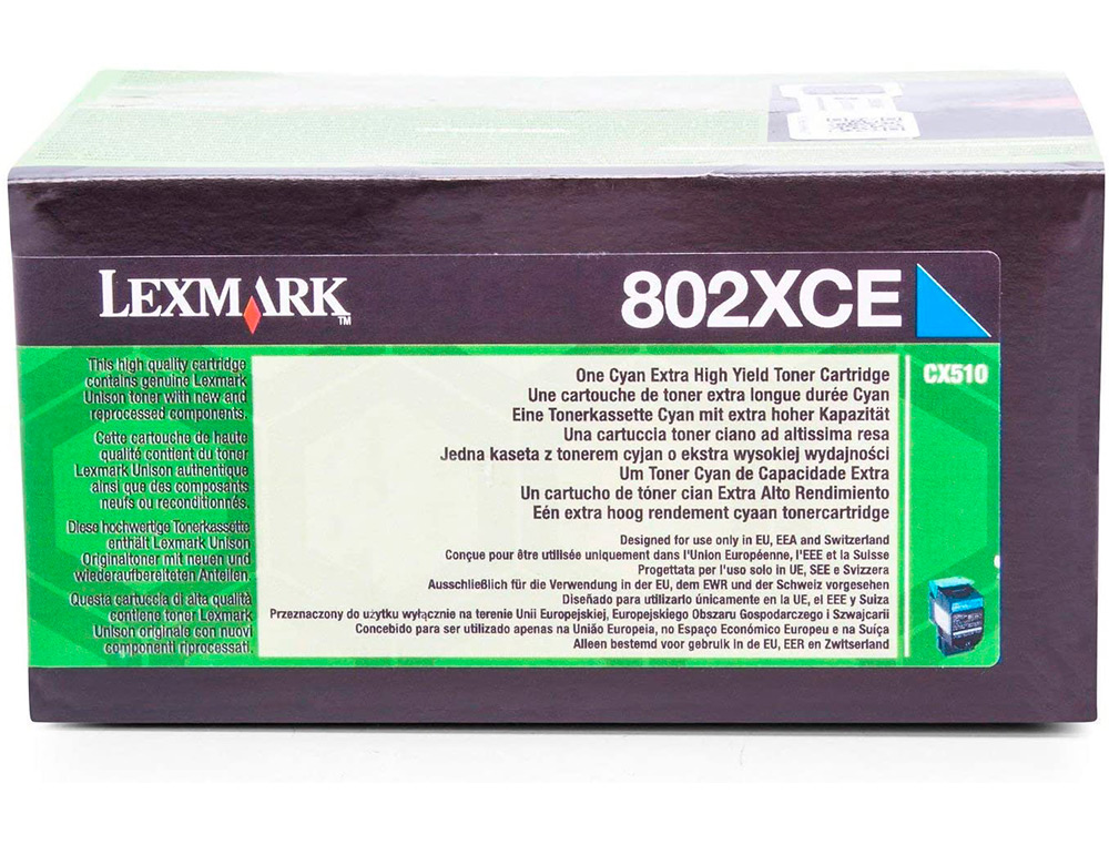 Toner laser lexmark 80c2xcecian 4000 paginash