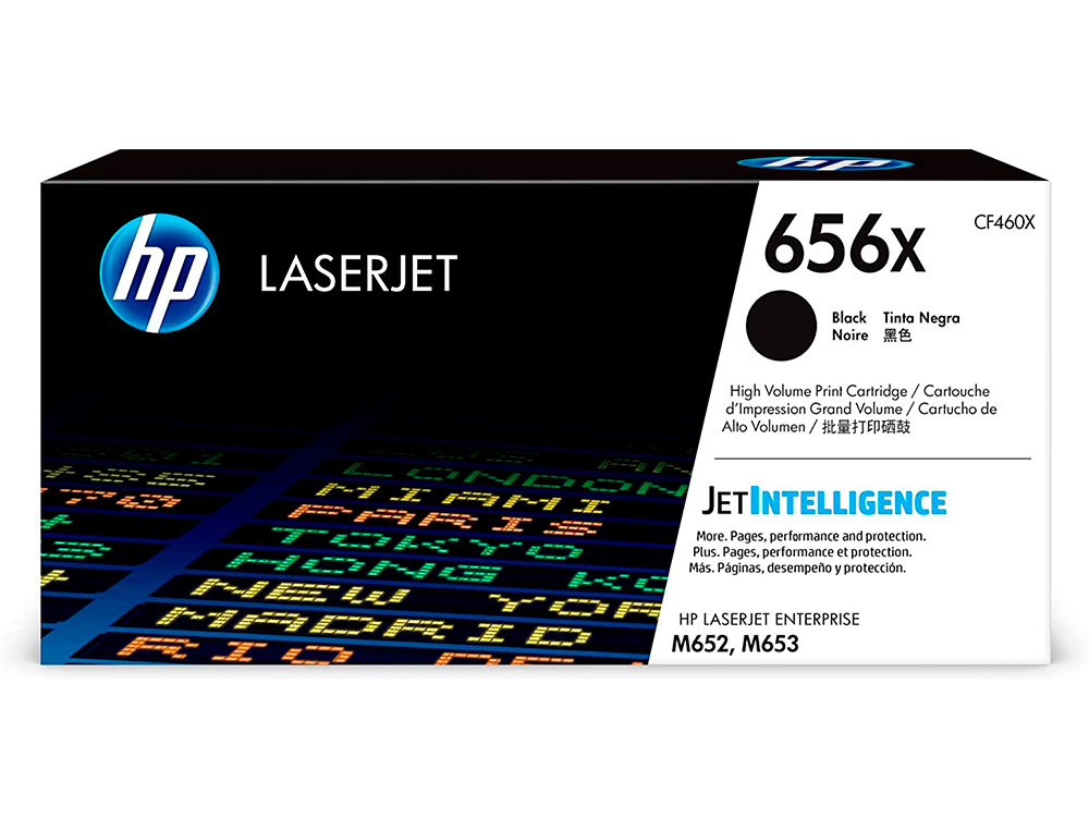 Toner hp laser 656x-cf460x negro 27000 paginas