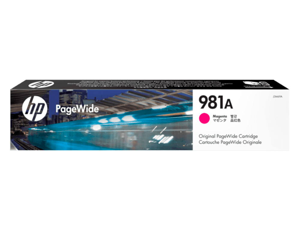 Ink-jet hp 981a pagewide enterprise serie 556 / e55650 magenta 6000 paginas