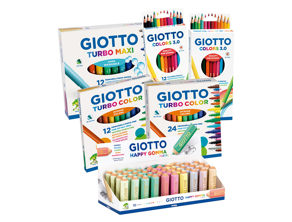 LOTE GIOTTO DIBUJA Y COLOREA VUELTA AL COLE 2021