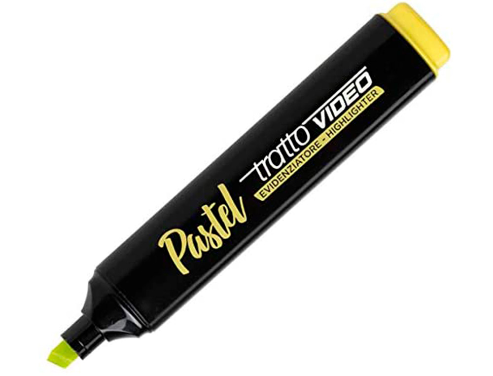 ROTULADOR TRATTO VIDEO FLUORESCENTE PASTEL BLISTER DE4 UNIDADES COLORES SURTIDOS