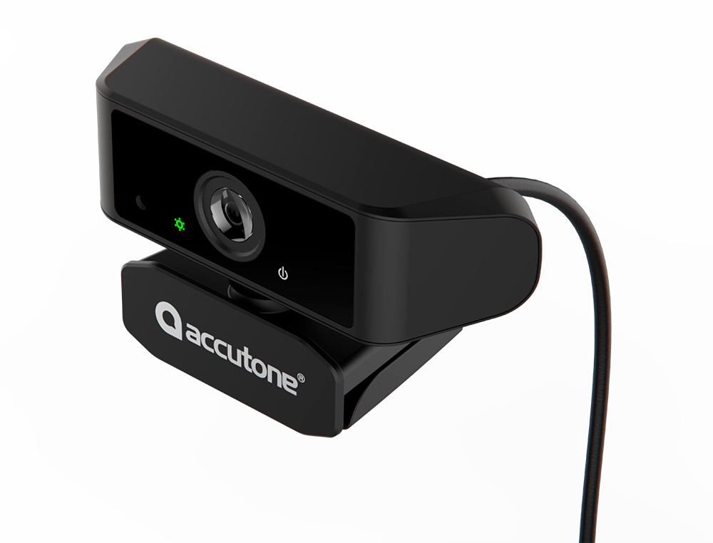 Camara webcam accutone ze-theia true hd conexion usb 1920x1080 con tripode usb 2.0