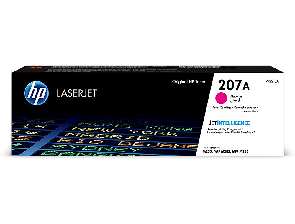 Ink-jet hp 207a hp laserjet pro m255dw / m255nw / m282nw / m283fdn magenta 1250 paginas