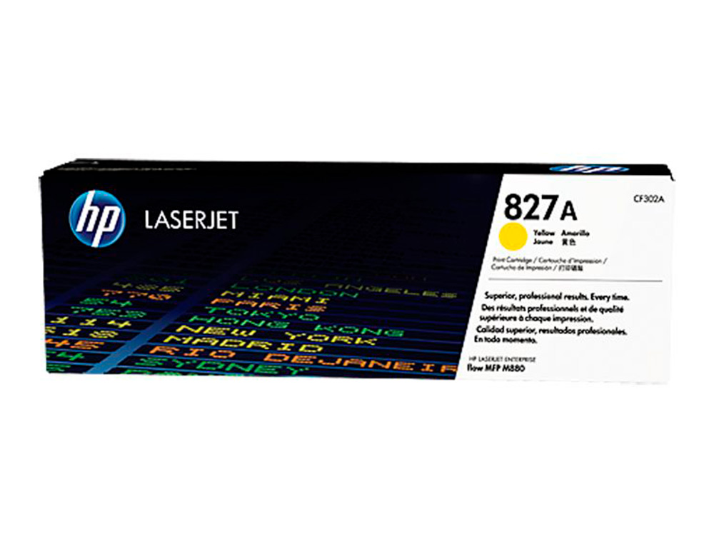 Toner hp 827a laserjet pro mfp m880 amarillo 32000 paginas