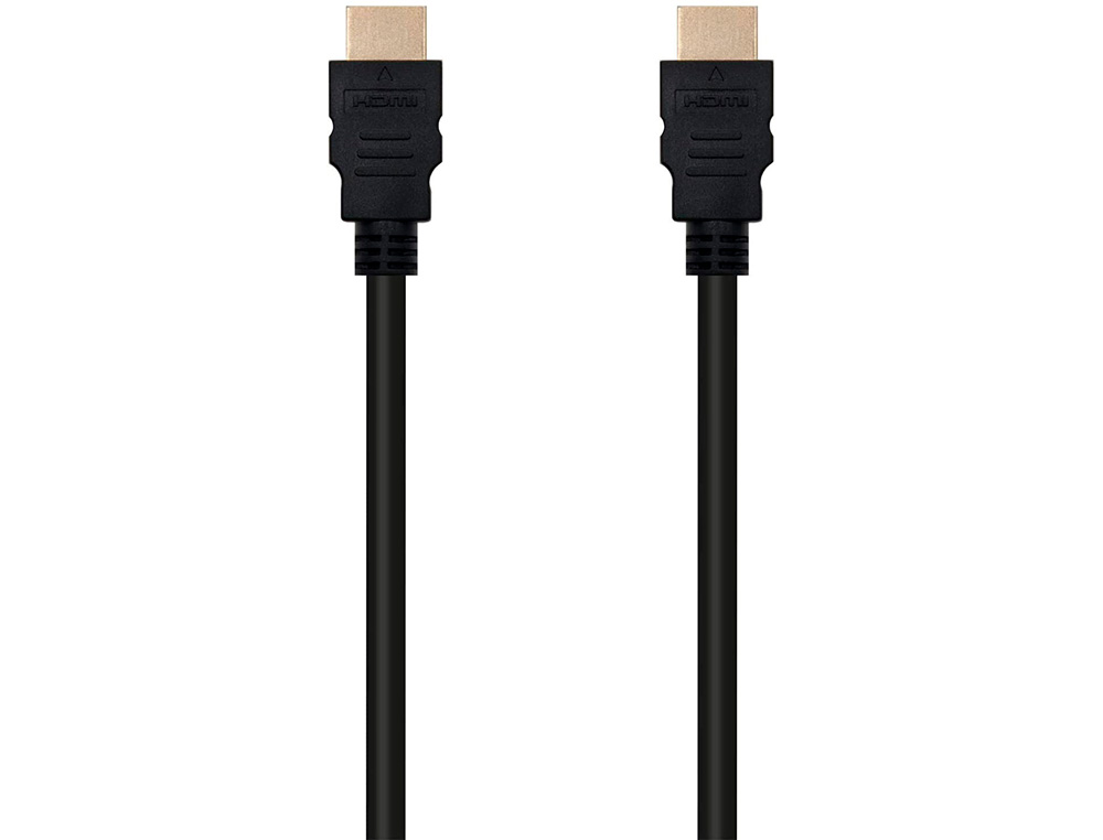 Cable hdmi nanocable v1.3 a/m-a/m color negro longitud 1,8 m