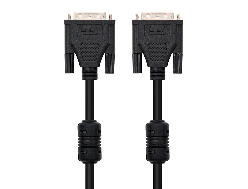 Cable dvi nanocable dual link 24+1/m-m color negro longitud 5 m