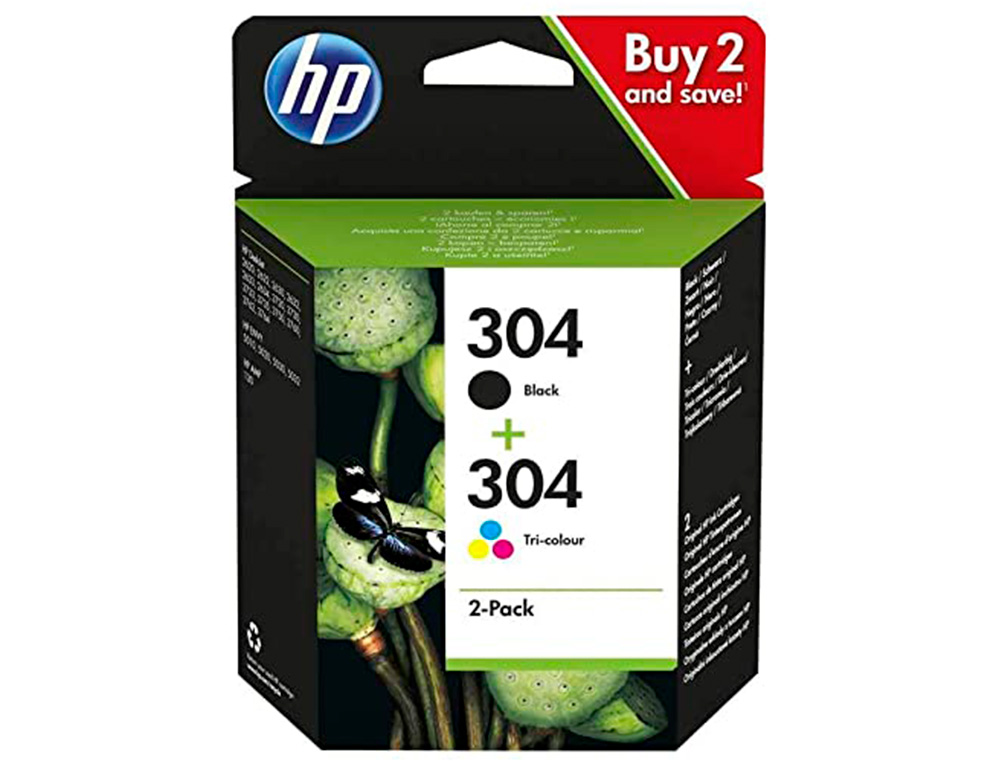 Ink-jet hp 304 3jb05ae deskjet 2620 / 2630 / 3720 / 3730 / 3750 / 3760 / envy 5010 / 5020 / 5030 mul