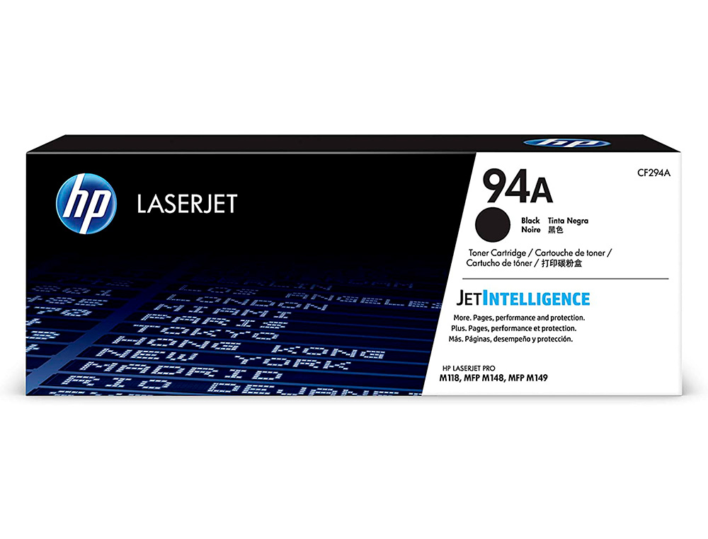 Toner hp 94a laserjet pro m118/m140/m148 negro 1200 paginas