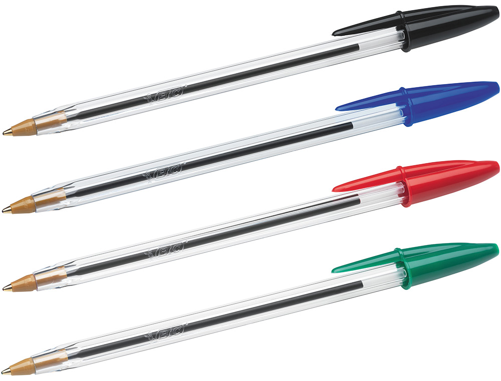 ESFEROGRAFICA BIC CRISTAL MEGA TUBO 16+4 UNIDADES CORES SORTIDAS 8 AZUIS / 5 PRETAS / 4 VERMELHAS 3 VERDES