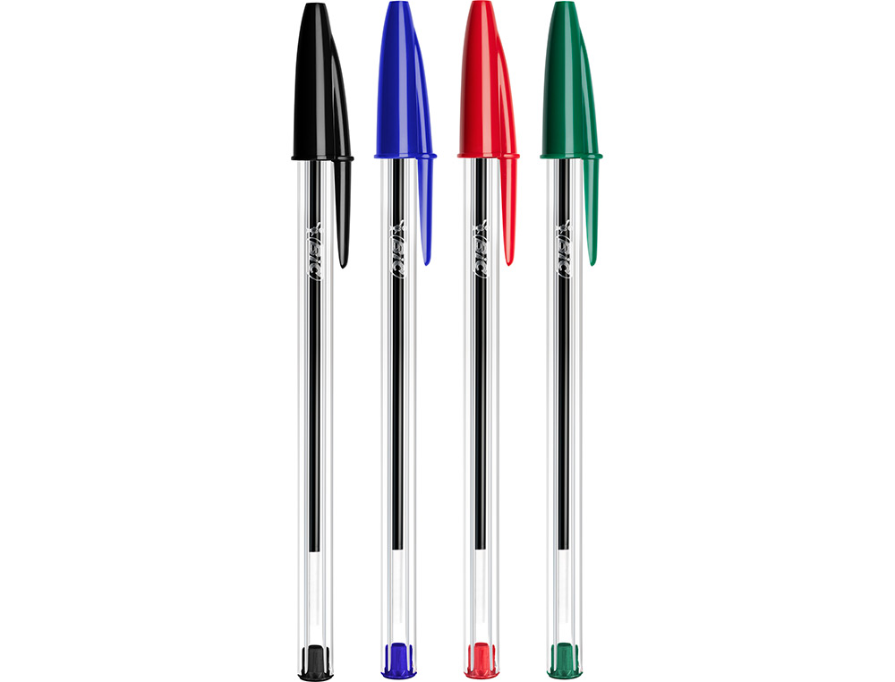 ESFEROGRAFICA BIC CRISTAL MEGA TUBO 16+4 UNIDADES CORES SORTIDAS 8 AZUIS / 5 PRETAS / 4 VERMELHAS 3 VERDES
