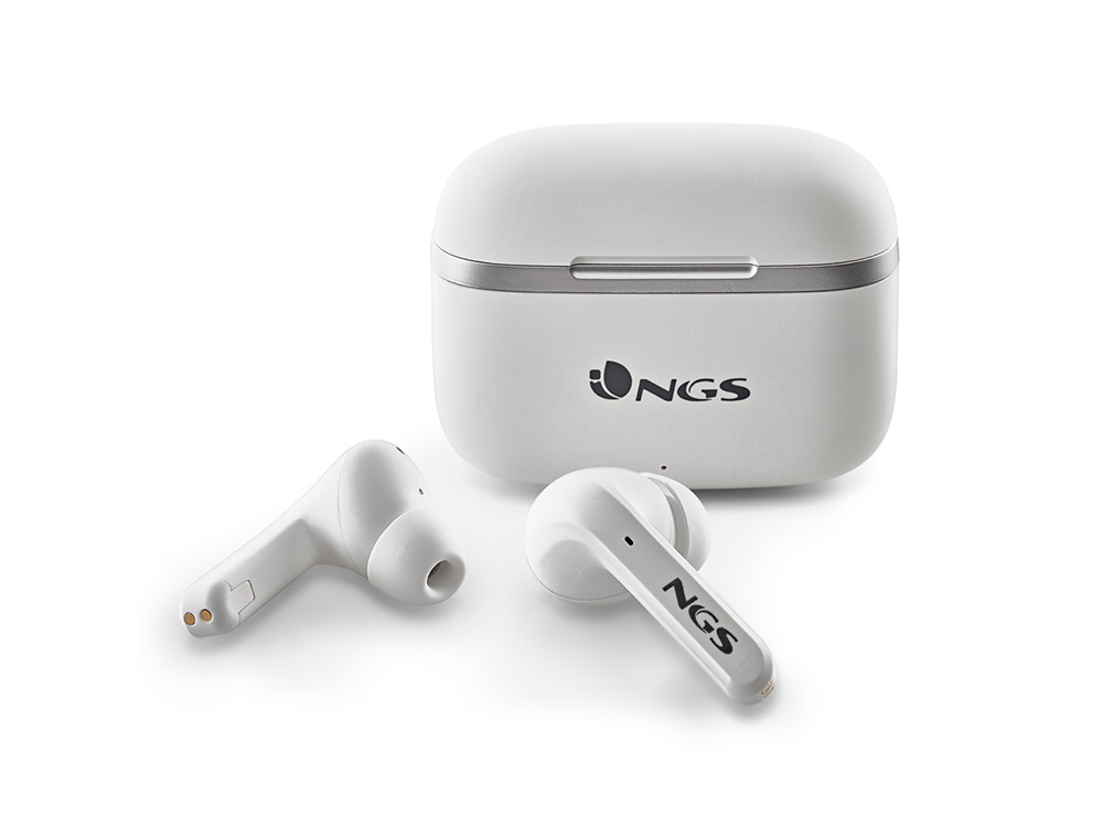 Auricular ngs artica crown inalambrico alcance 10 m base de carga control tactil autonomia 32 horas usb-c