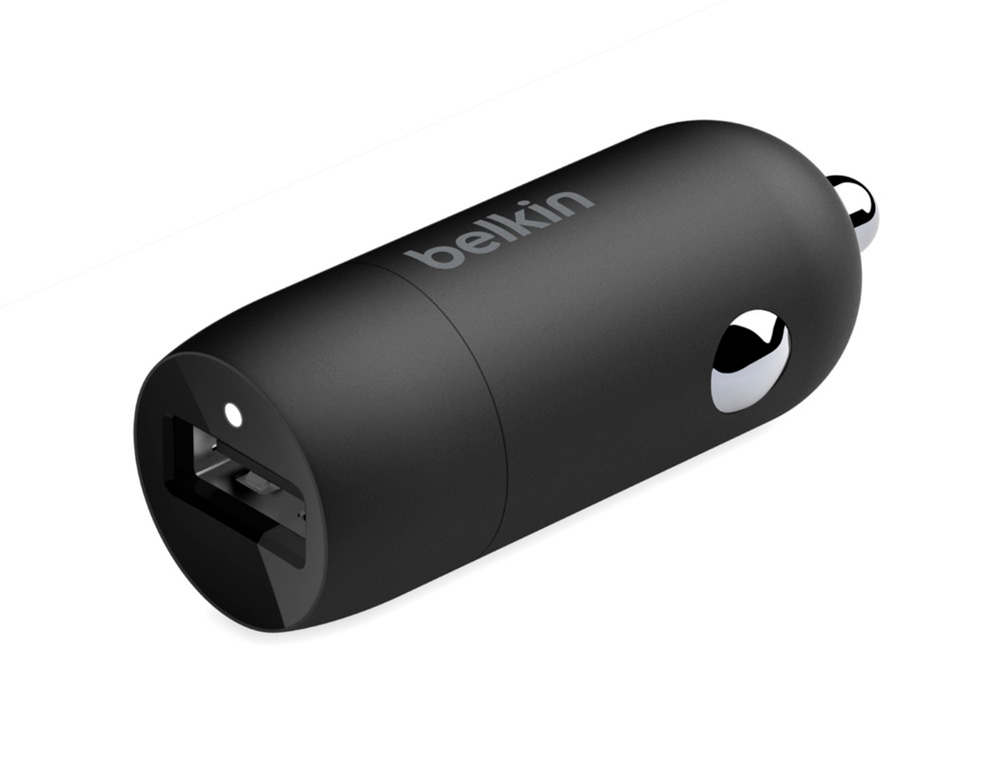 Cargador para coche belkin cca002btbk usb-a quick charge 3.0 18w boost charge color negro