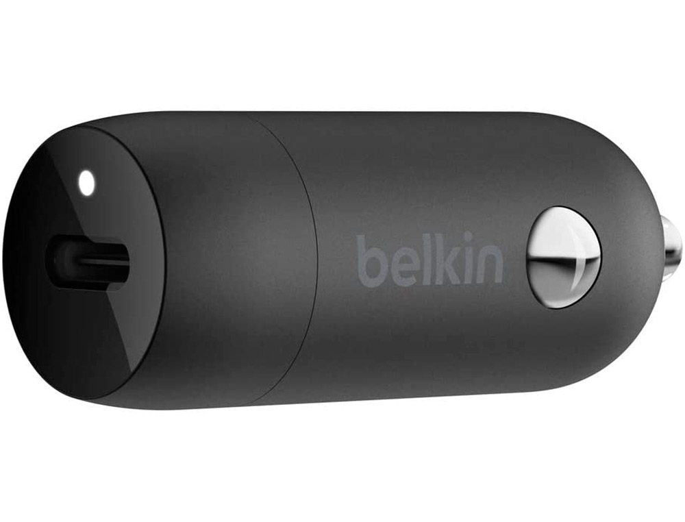 Cargador para coche belkin cca003btbk usb-c pd 20w boost charge color negro