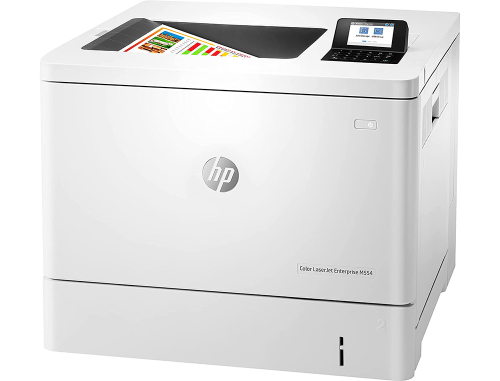 Impresora hp laserjet enterprise m554dn color laser 35 ppm wifi bandeja entrada 550 hojas