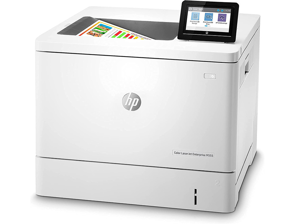 Impresora hp laserjet enterprise m555dn color laser 38 ppm wifi bandeja entrada 550 hojas