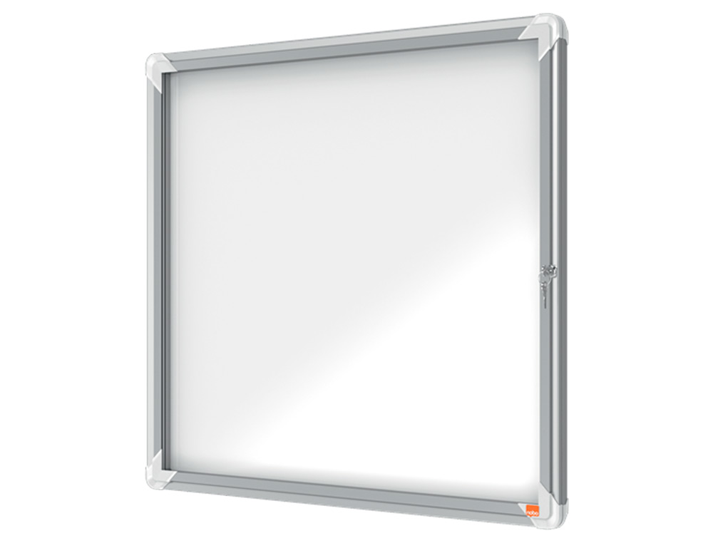 Vitrina de anuncios nobo premium plus magnetica de exterior 6 x din a4 752x692x45 mm