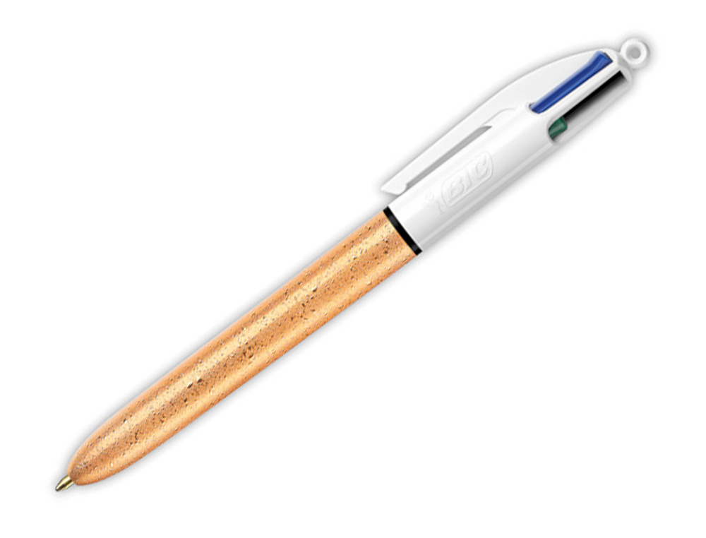 Boligrafo Bic 4 colores Shine Oro en