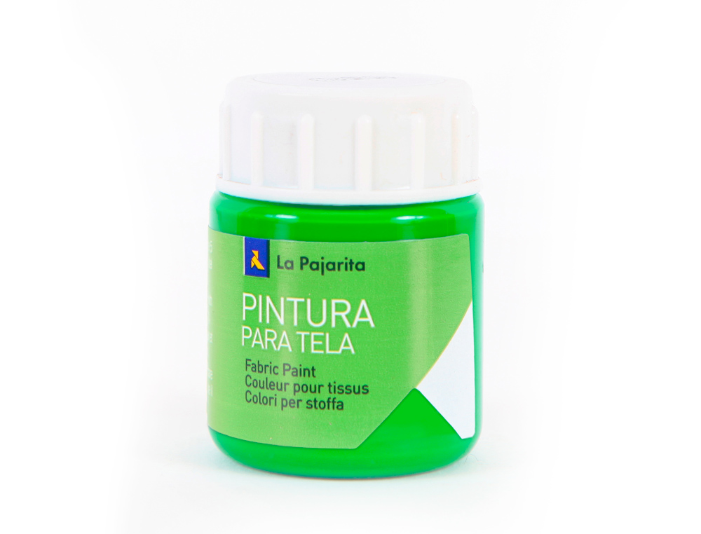 Pintura para tela la pajarita verde primavera 25 ml