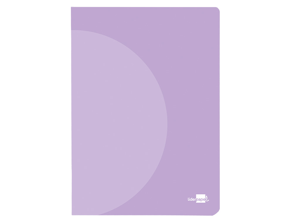 LIBRETA LIDERPAPEL 360 TAPA DE PLASTICO A5 48 HOJAS 90G/M2 LISO SIN MARGEN COLORES PASTEL SURTIDOS