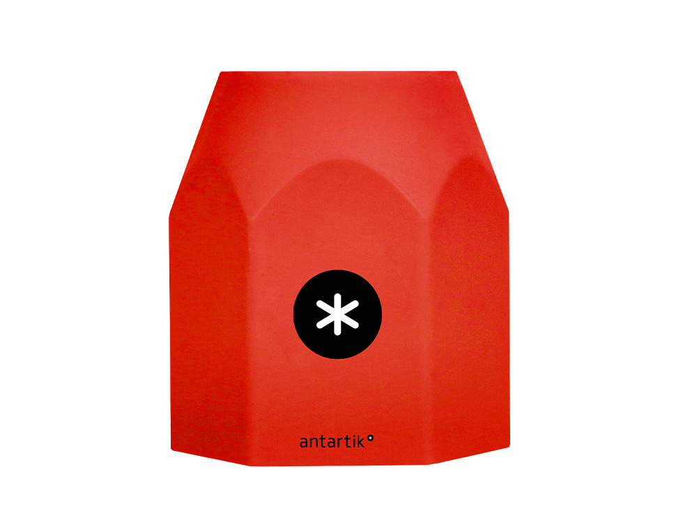 Cubilete portalapices antartik silicona hexagonal colores surtidos intensos azul mostaza negro y roj