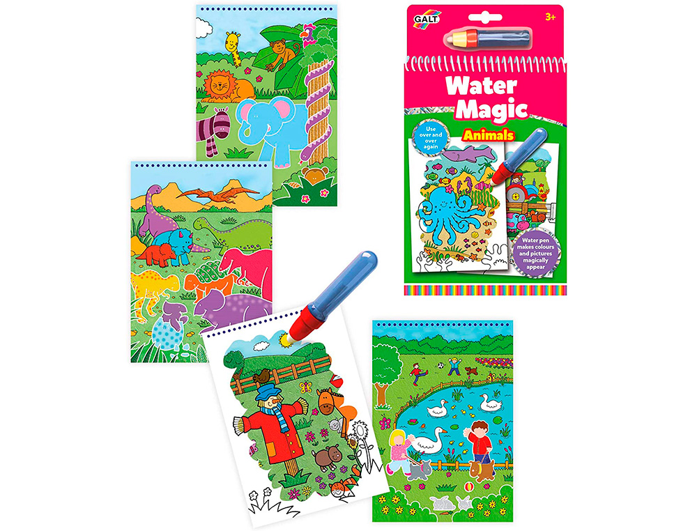 Juego diset de mesa water magic animales