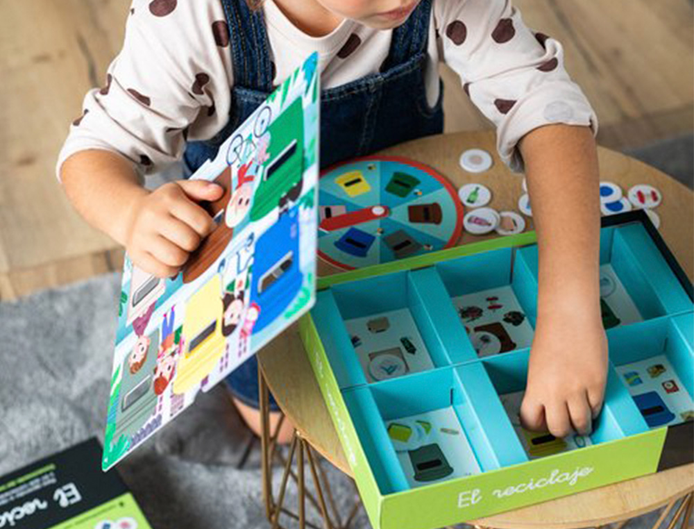 JUEGO DISET DIDACTICO EL RECICLAJE