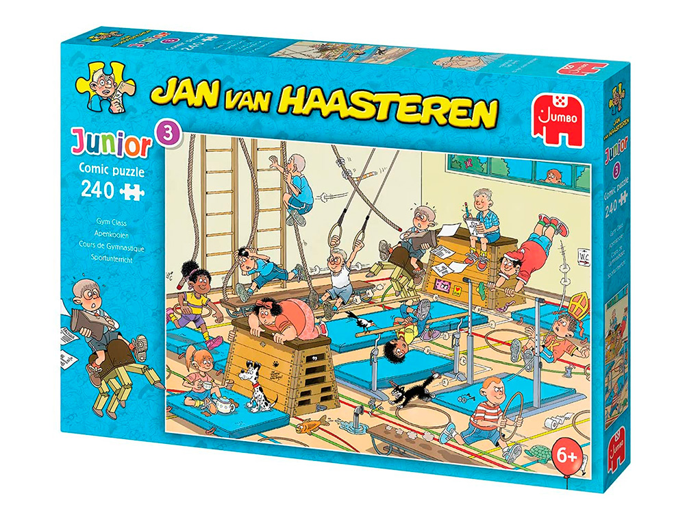 Puzle jumbo jan van haasteren clase de gym 240 piezas piezas