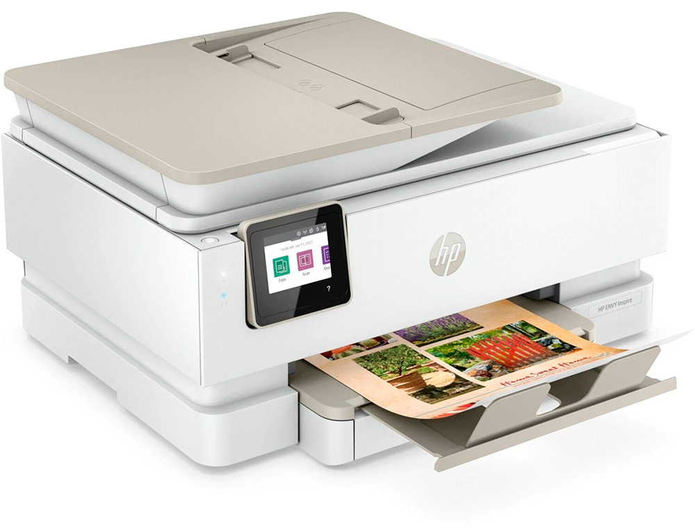 Equipo multifuncion hp inspire 7920e inkjet a4 wifi 15ppm color escaner copiadora impresora fax bandeja entrada