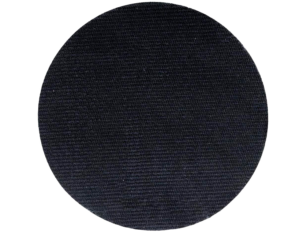 Disco de cierre plico velcro autoadhesivo 20 mm diametro color negro caja de 200 unidades