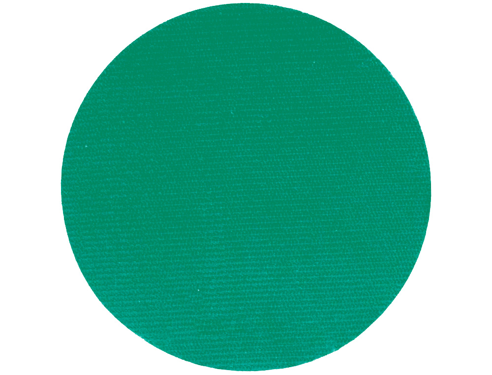 Disco de cierre plico velcro autoadhesivo 20 mm diametro color verde caja de 200 unidades