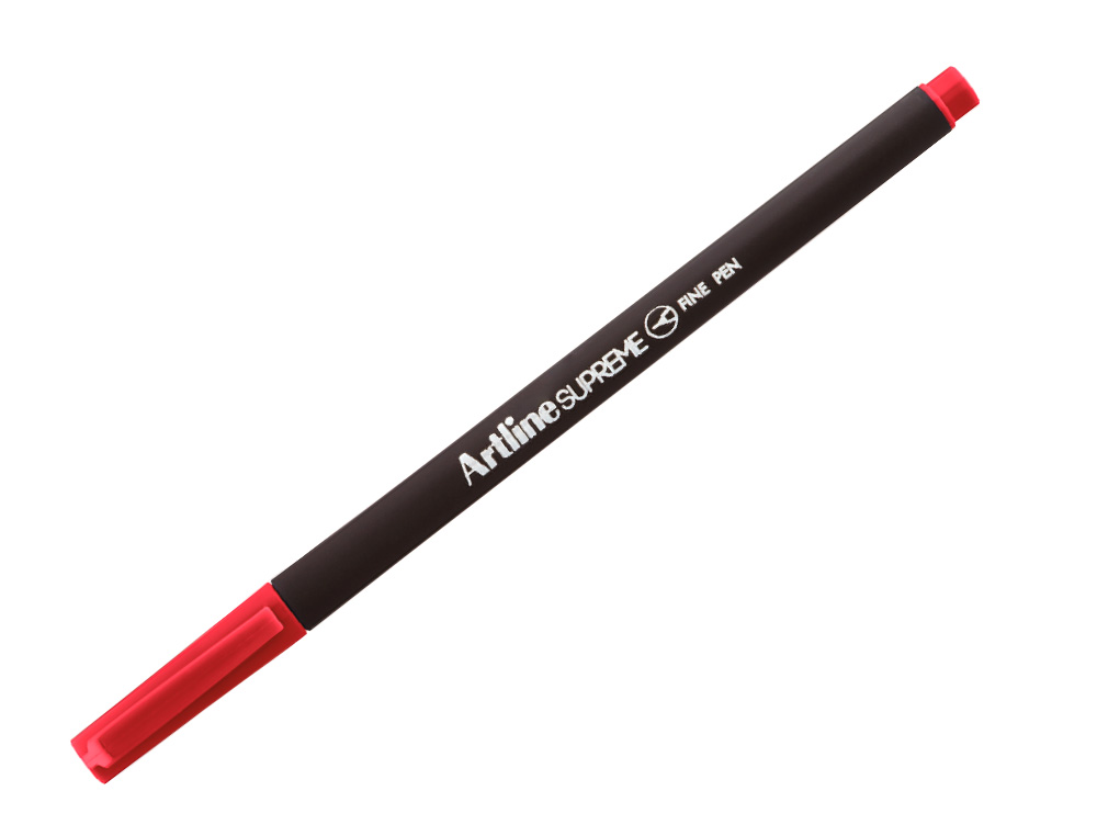 Rotulador artline supreme epfs200 fine liner punta de fibra rojo 0,4 mm