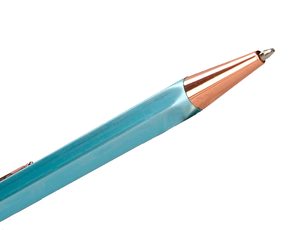 BOLIGRAFO BELIUS BRELA CUERPO HEXAGONAL CON CLIP COLORES PASTELES CAJA DE REGALO CON 3 BOLIGRAFOS