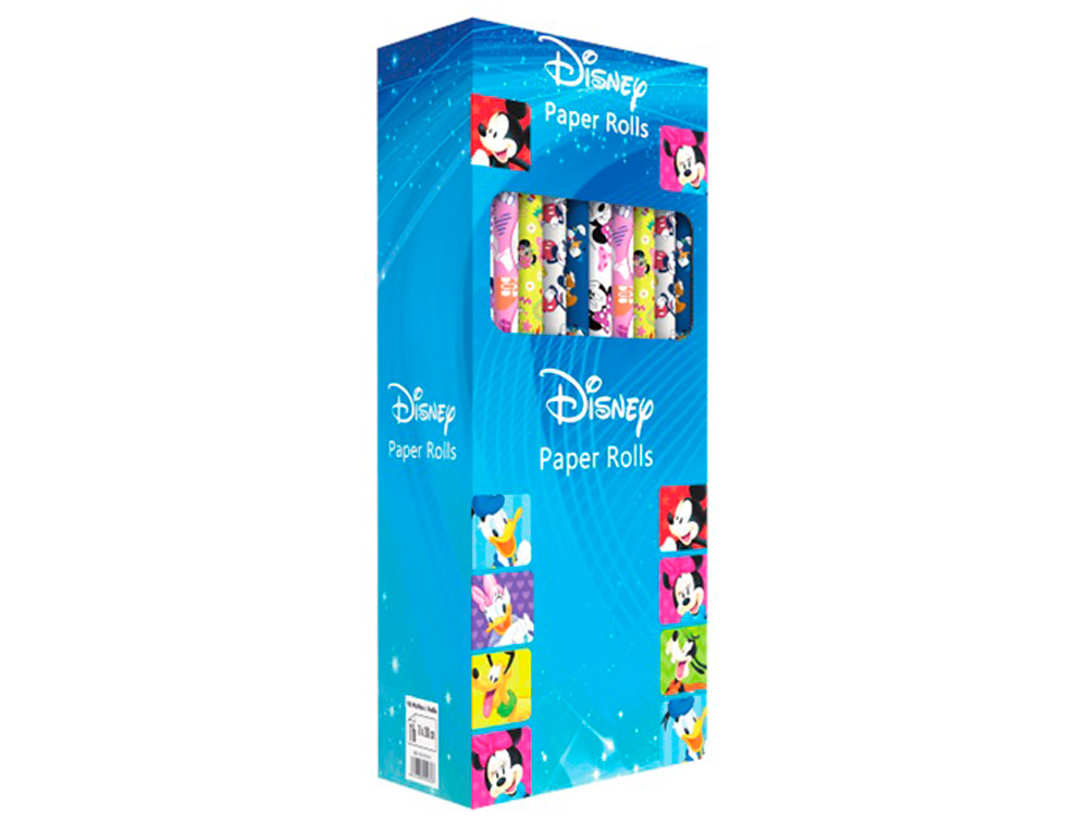 Papel de regalo basika disney rollo de 70 x 200 cm modelos surtidos