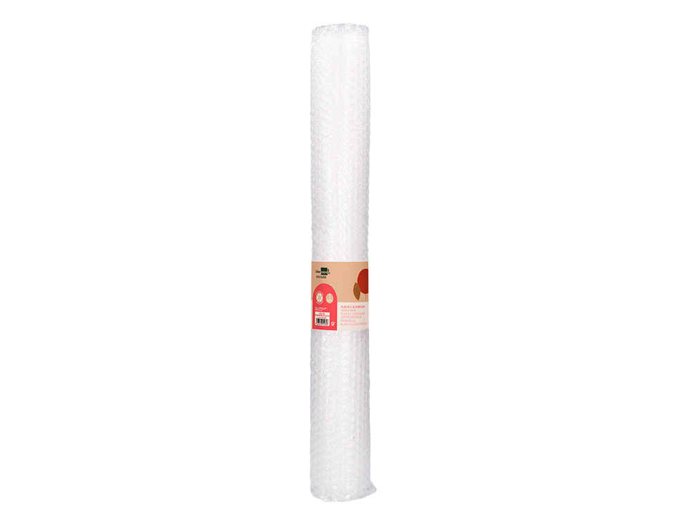 Plastico burbuja liderpapel ecouse 0.60x1m 30% de plastico reciclado