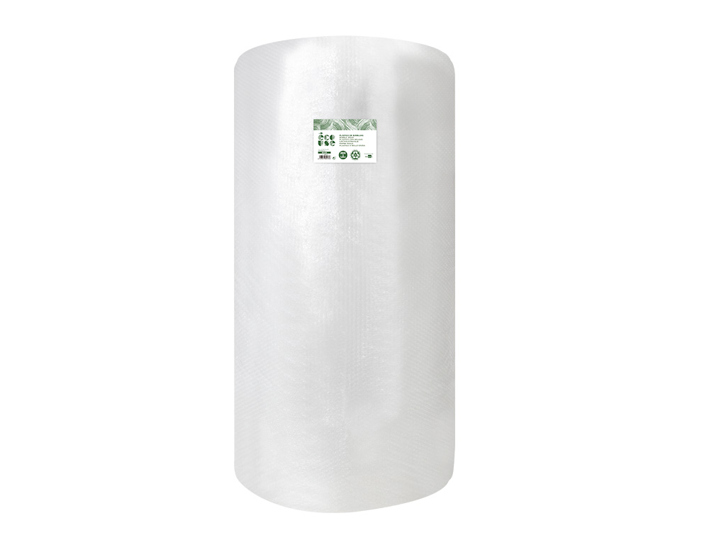 Plastico burbuja liderpapel ecouse 1.60x200m 30% de plastico reciclado