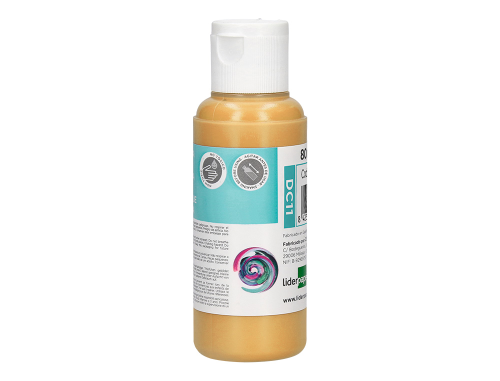 Pintura acrilica liderpapel bote de 80 ml carne