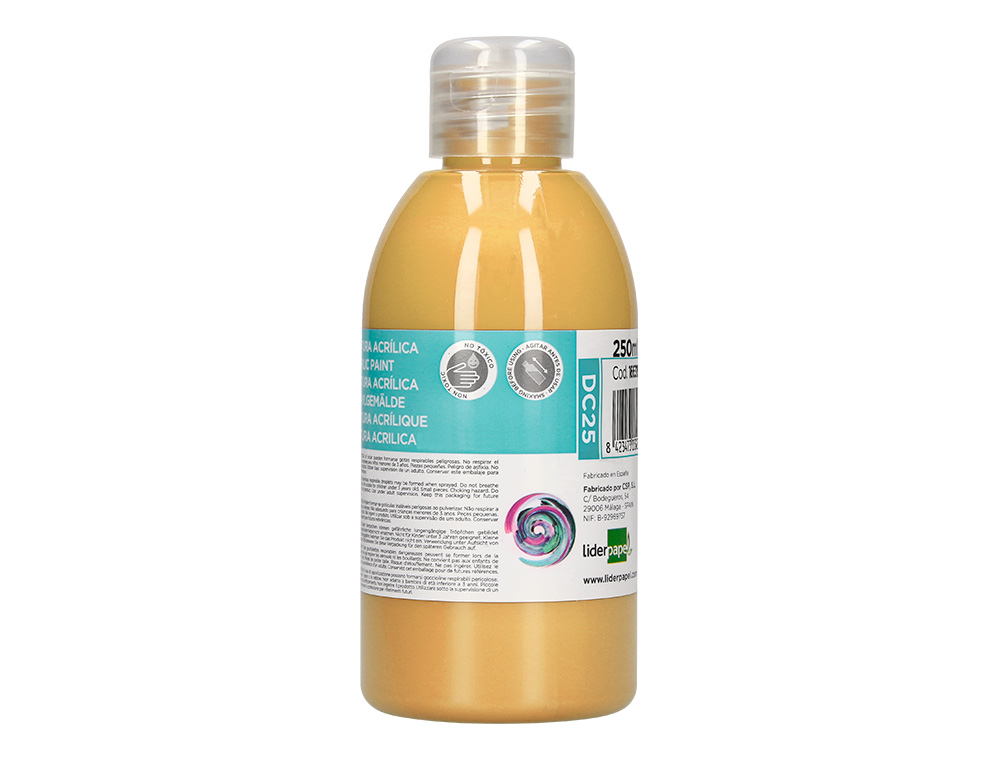PINTURA ACRILICA LIDERPAPEL BOTE DE 250 ML CARNE