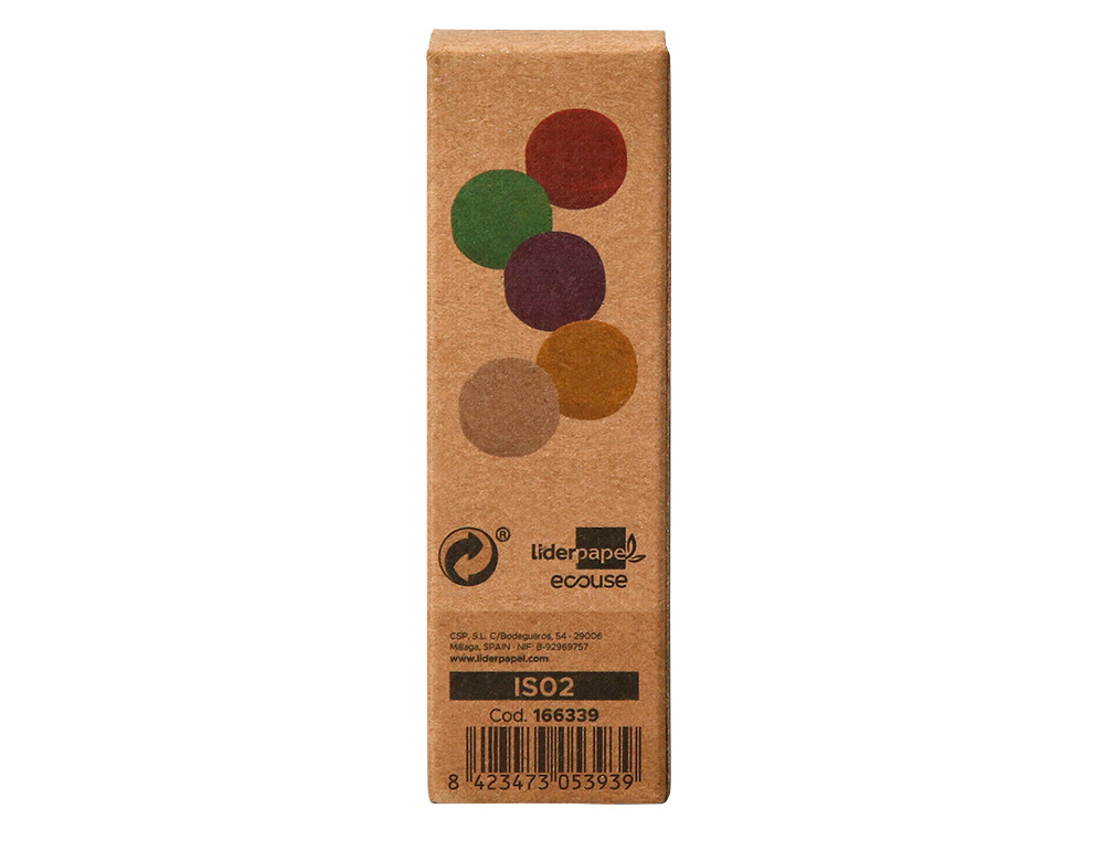 IMANES PARA SUJECION LIDERPAPEL ECOUSE PP RECICLADO PARA PIZARRA MAGNETICA 25 MM CAJA DE 10 UNIDADES