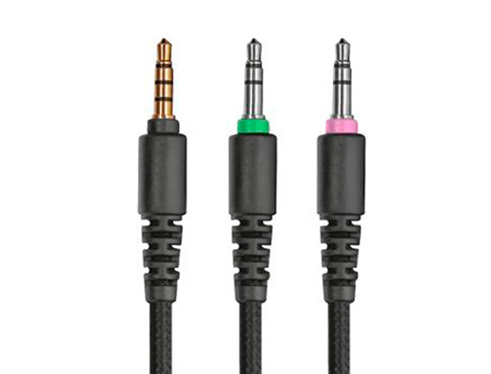 AURICULAR Q-CONNECT CON MICROFONO AJUSTABLE E ILUMINACION LED COLOR NEGRO