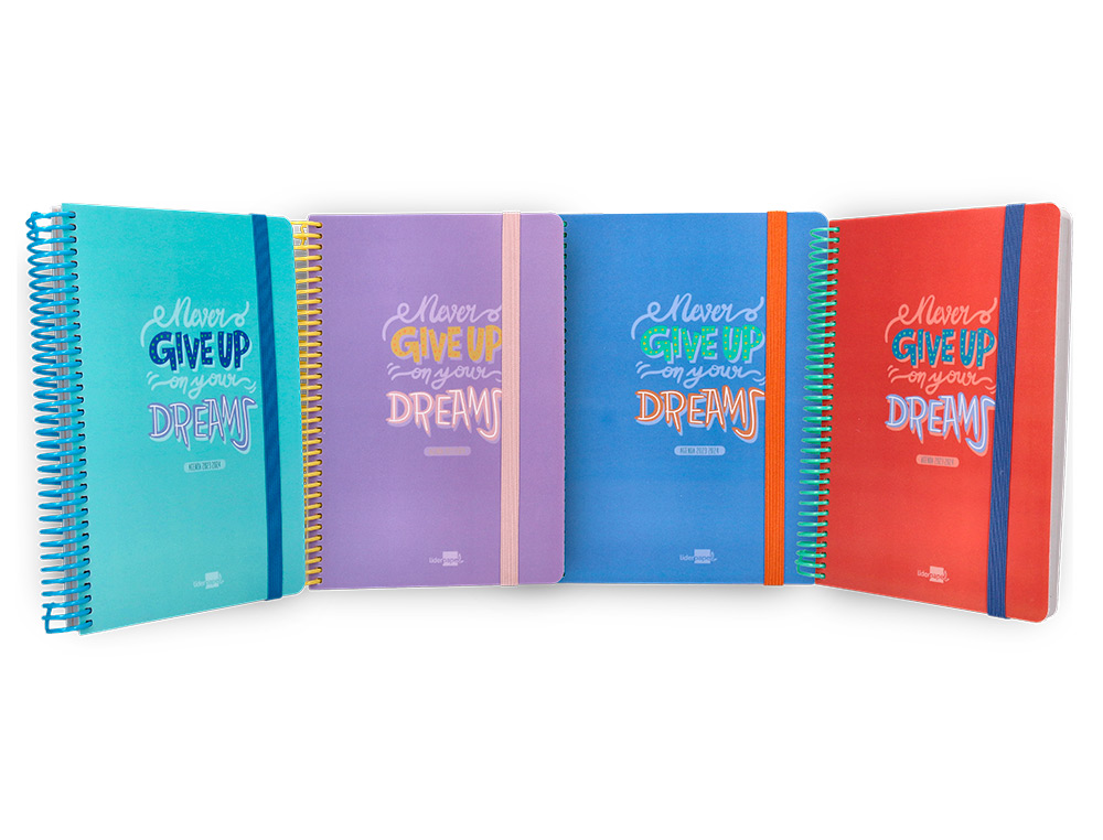 AGENDA ESCOLAR LIDERPAPEL CURSO 23-24 BASIC DIN A5 BILINGUE SEMANA VISTA ESPIRAL TAPA POLIPROPILENO MOD SURTIDO