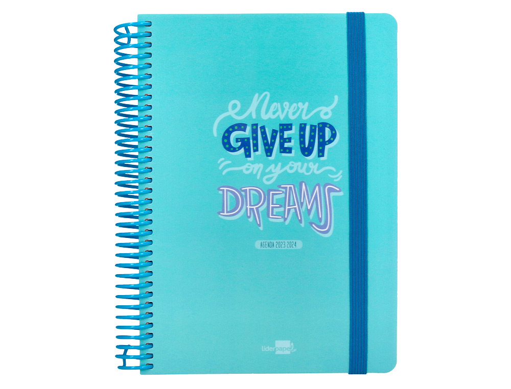 AGENDA ESCOLAR LIDERPAPEL CURSO 23-24 BASIC DIN A5 BILINGUE SEMANA VISTA ESPIRAL TAPA POLIPROPILENO MOD SURTIDO