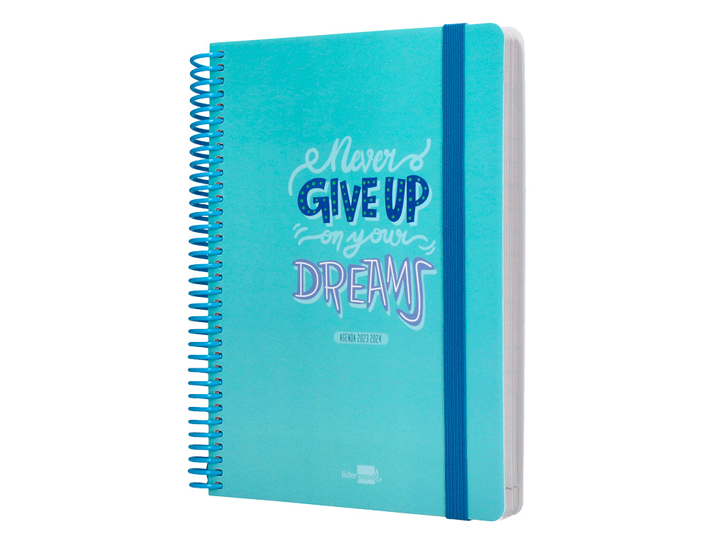 AGENDA ESCOLAR LIDERPAPEL CURSO 23-24 BASIC DIN A5 BILINGUE SEMANA VISTA ESPIRAL TAPA POLIPROPILENO MOD SURTIDO