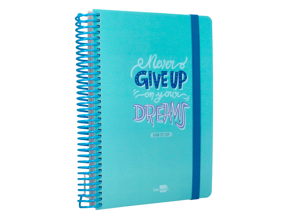AGENDA ESCOLAR LIDERPAPEL CURSO 23-24 BASIC DIN A5 BILINGUE SEMANA VISTA ESPIRAL TAPA POLIPROPILENO MOD SURTIDO