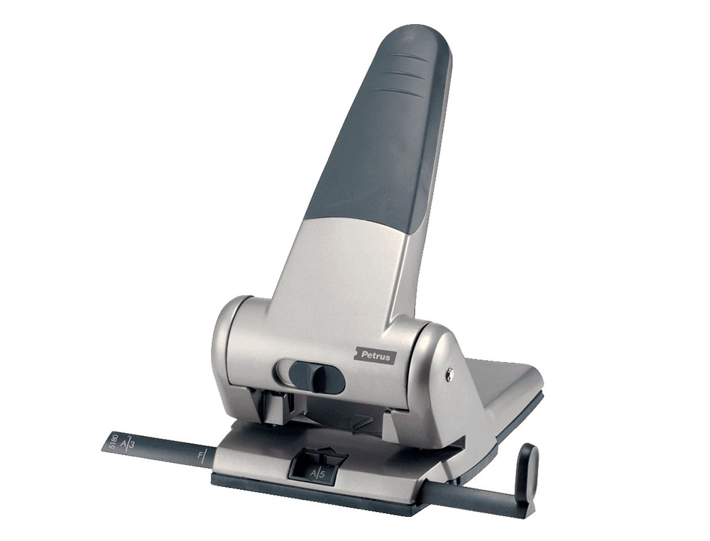 FURADOR PETRUS 305 METALICO CAPACIDADE DE 65 FOLHAS COR PRATA