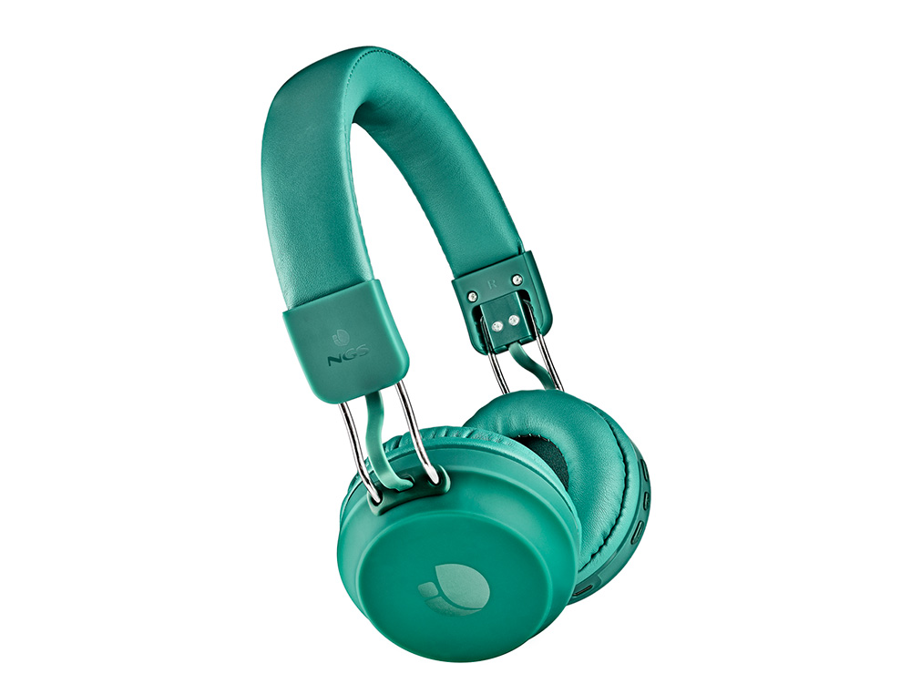 AURICULAR NGS ARTICA CHILL TEAL BLUETOOTH 5.0 FUNCION MANOS LIBRES Y ENTRADA DE AUDIO AUXILIAR JACK 3,5 MM