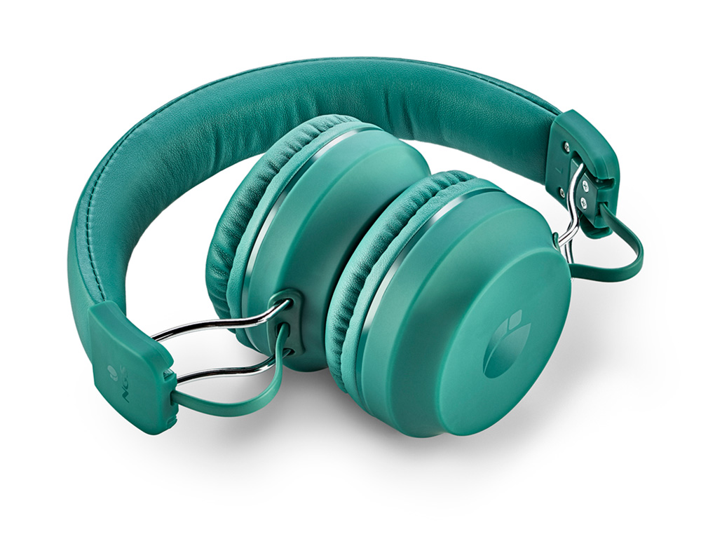 AURICULAR NGS ARTICA CHILL TEAL BLUETOOTH 5.0 FUNCION MANOS LIBRES Y ENTRADA DE AUDIO AUXILIAR JACK 3,5 MM