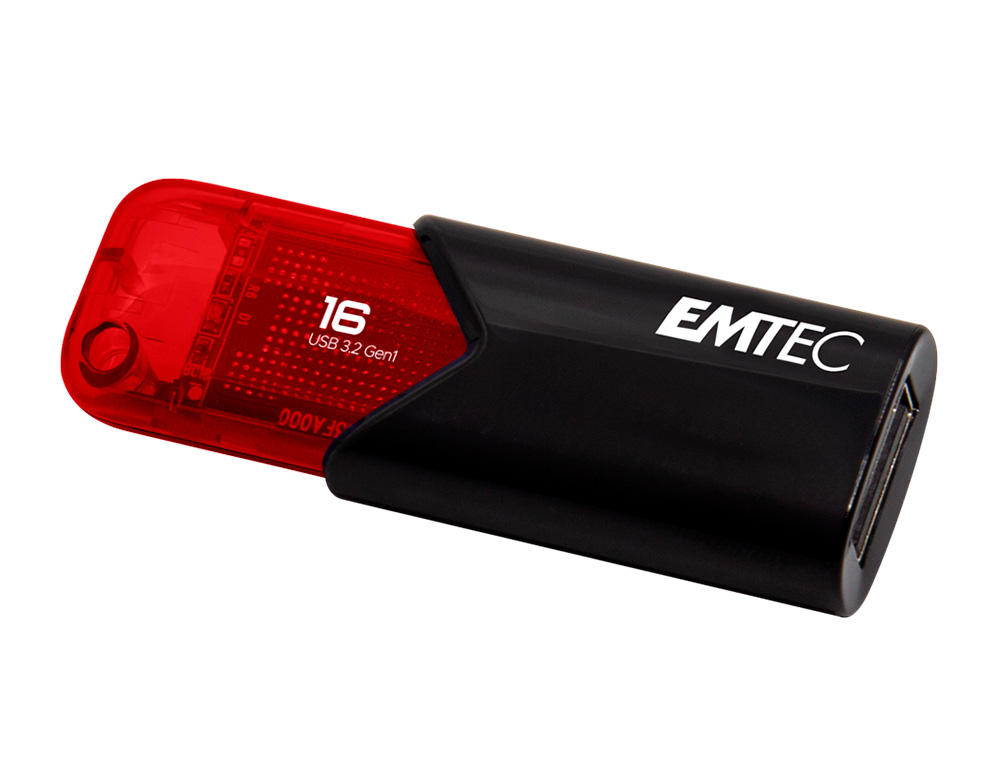 MEMORIA EMTEC USB 3.2 CLICK EASY 16 GB ROJO